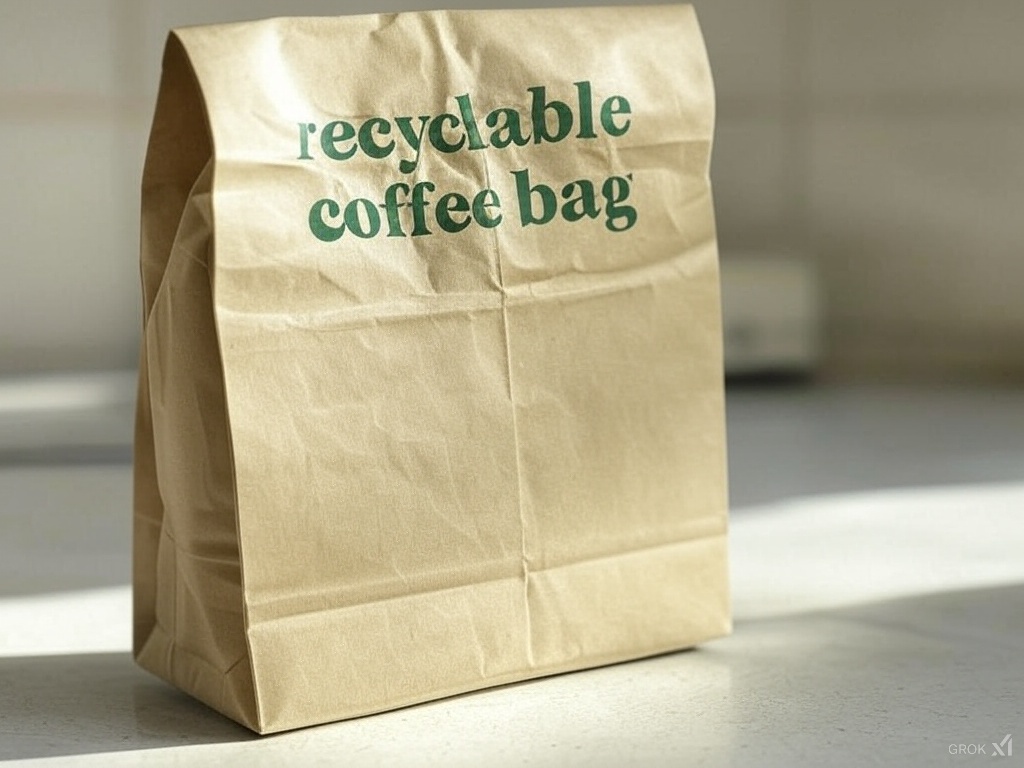 Geri dönüştürülebilir kahve torbaları